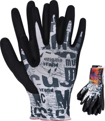NITRILE FOAM COATED FLEXIBLE WORK GLOVES FOR MEN