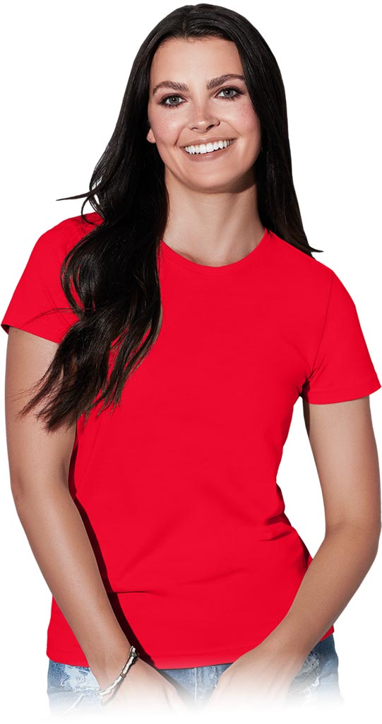 T-SHIRT DAMSKI STEDMAN Z BAWEŁNY RING-SPUN