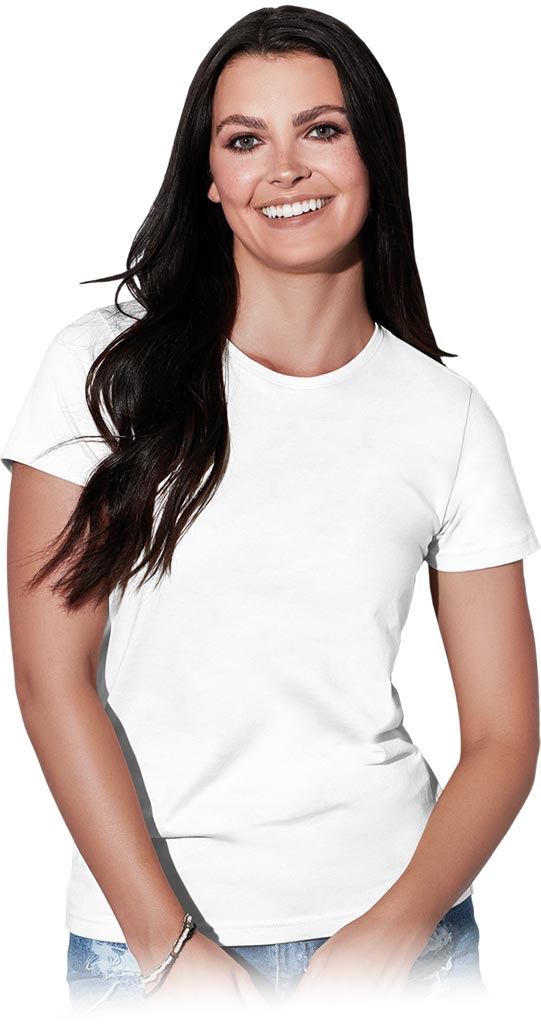 T-SHIRT DAMSKI STEDMAN Z BAWEŁNY RING-SPUN