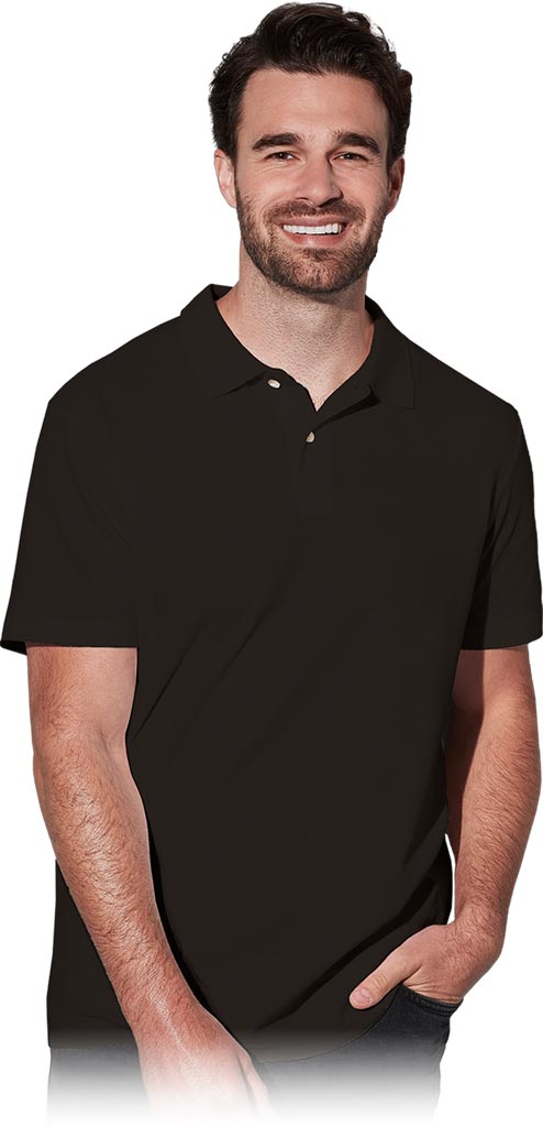 ELEGANCKA KOSZULKA POLO MĘSKA ST3000, 100% BAWEŁNA PIQUE