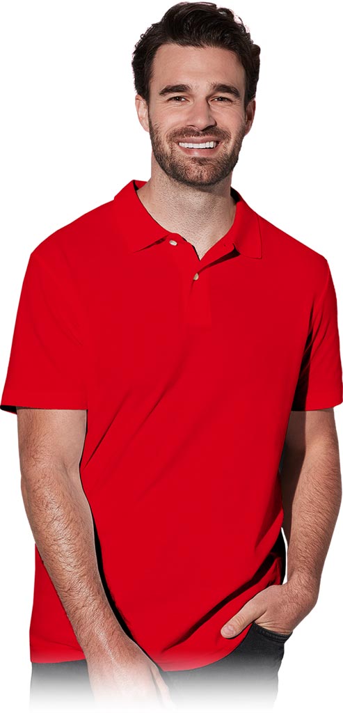 ELEGANCKA KOSZULKA POLO MĘSKA ST3000, 100% BAWEŁNA PIQUE