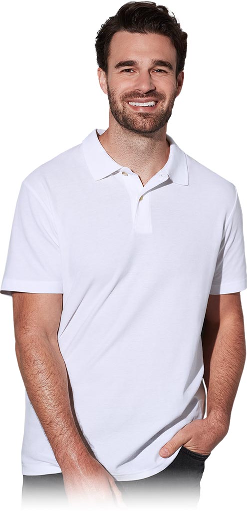 ELEGANCKA KOSZULKA POLO MĘSKA ST3000, 100% BAWEŁNA PIQUE