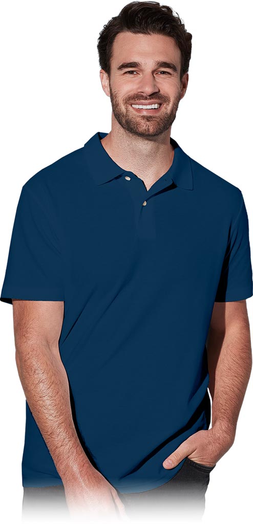 ELEGANCKA KOSZULKA POLO MĘSKA ST3000, 100% BAWEŁNA PIQUE