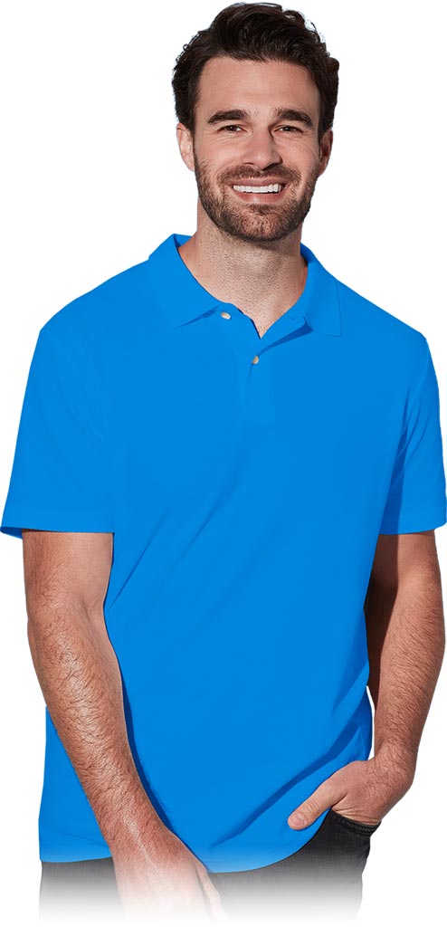 ELEGANCKA KOSZULKA POLO MĘSKA ST3000, 100% BAWEŁNA PIQUE