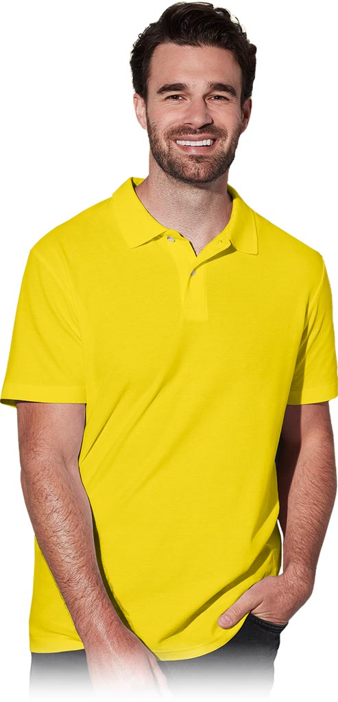 ELEGANCKA KOSZULKA POLO MĘSKA ST3000, 100% BAWEŁNA PIQUE
