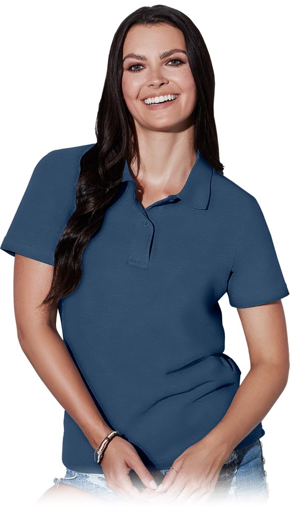 ELEGANCKA KOSZULKA POLO DAMSKA STEDMAN, 100% BAWEŁNA PIQUE