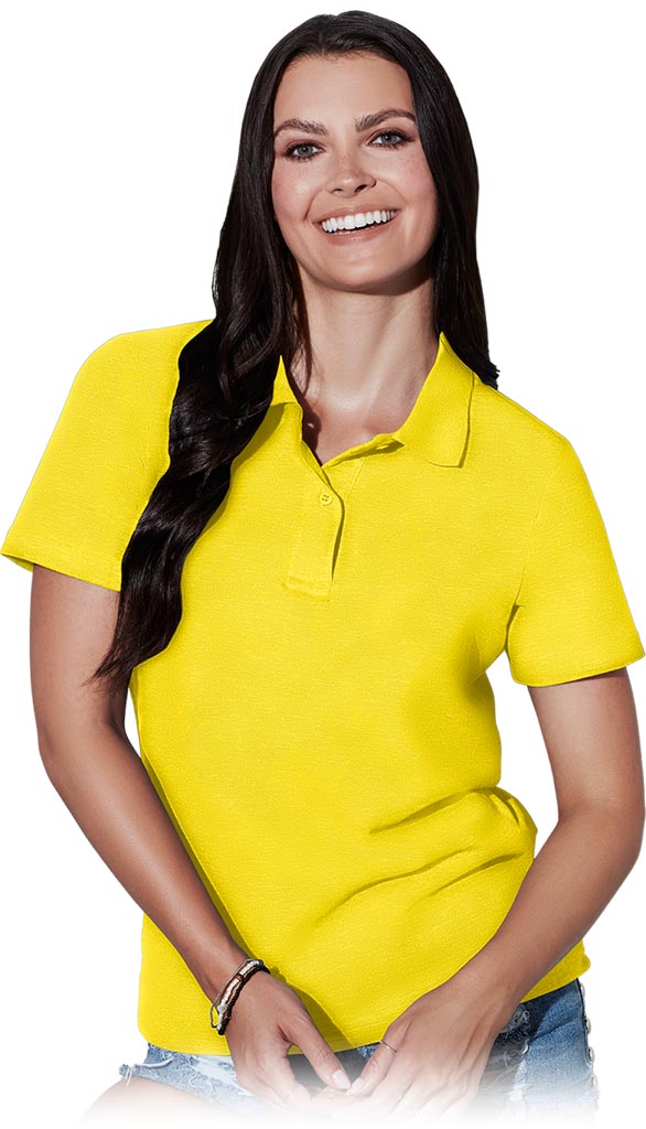 ELEGANCKA KOSZULKA POLO DAMSKA STEDMAN, 100% BAWEŁNA PIQUE