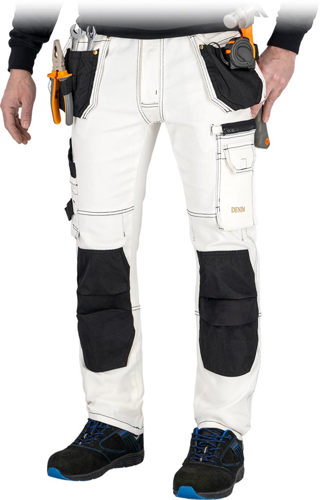 PANTALON DE TRAVAIL JEANS RENFORCÉS CORDURA POUR HOMMES