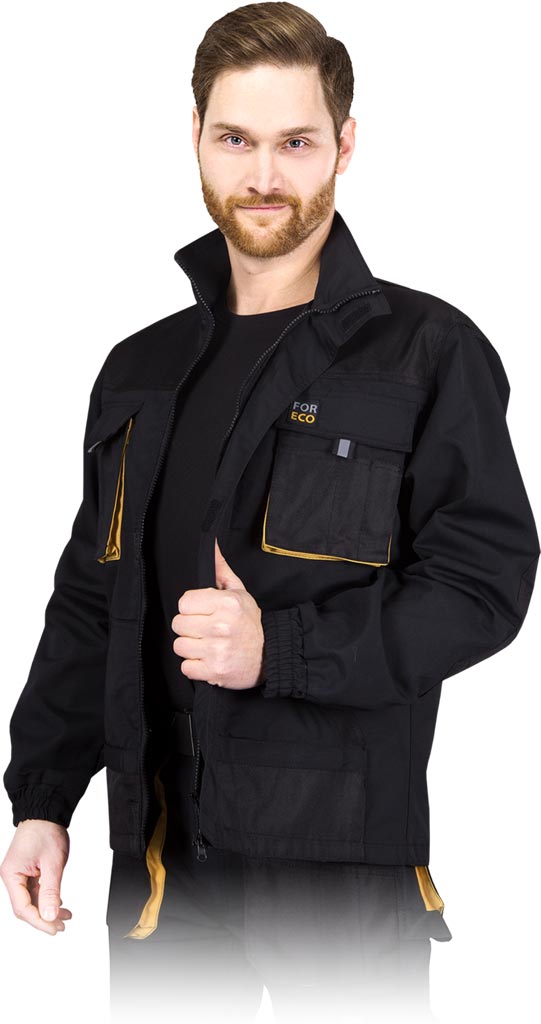 MEN'S DURABLE WORK SWEATSHIRT WITH REINFORCED ELBOWS AND MULTIPLE POCKETS