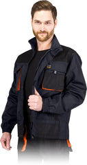 MEN'S DURABLE WORK SWEATSHIRT WITH REINFORCED ELBOWS AND MULTIPLE POCKETS