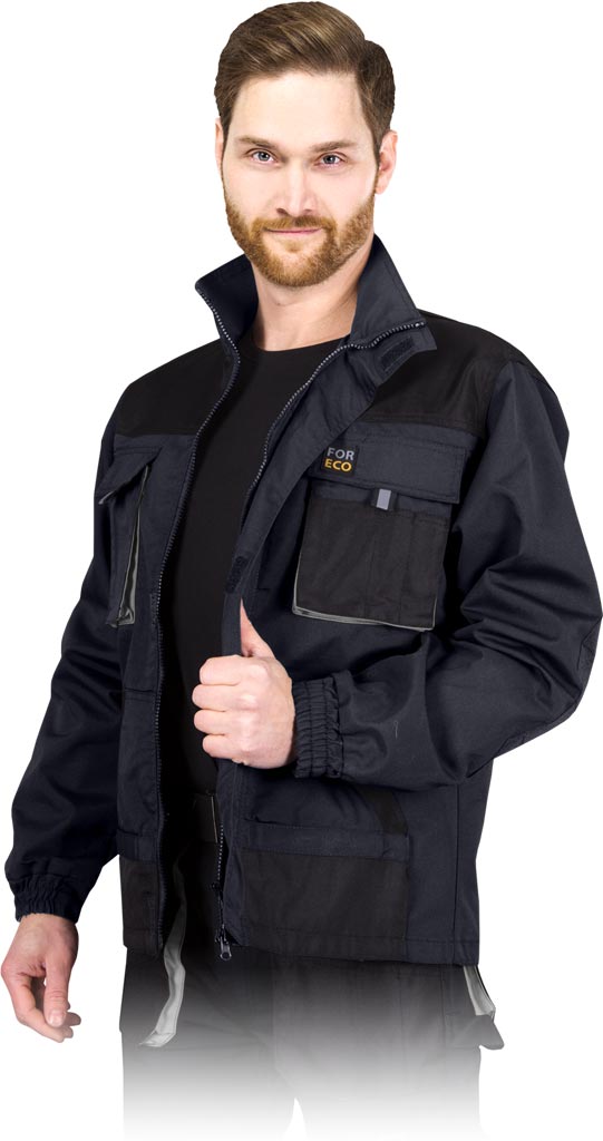 MEN'S DURABLE WORK SWEATSHIRT WITH REINFORCED ELBOWS AND MULTIPLE POCKETS