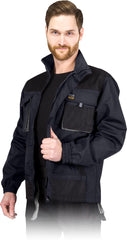 MEN'S DURABLE WORK SWEATSHIRT WITH REINFORCED ELBOWS AND MULTIPLE POCKETS